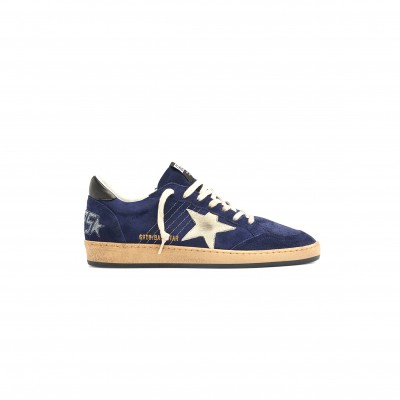GOLDEN GOOSE MEN'S BALL STAR SUEDE LOW-TOP SNEAKERS 365063